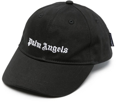 Zwart Wit Logo Baseballpet Palm Angels , Black , Heren - ONE Size