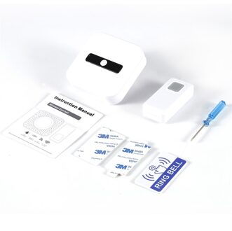 Zwart/Wit Us/Eu/Uk Plug Deurbel Ontvanger Waterdicht 25-100dB Draadloze Deurbel Draadloze Smart Deurbellen deurbellen