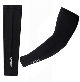 Zwart Wit Zomer Workout Cooling Arm Sleeves Cover Fietsen Running Uv Zon Outdoor Arm Mouwen Voor Verbergen Tattoos