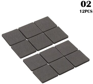 Zwart Zelfklevende Meubilair Been Tapijt Vilt Mat Anti Slip Mat Bumper Schokdemper Tafel Stoel Sofa Voet Floor Protector 2