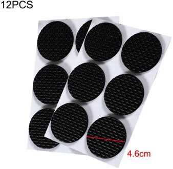 Zwart Zelfklevende Meubilair Been Tapijt Vilt Mat Anti Slip Mat Bumper Schokdemper Tafel Stoel Sofa Voet Floor Protector 7