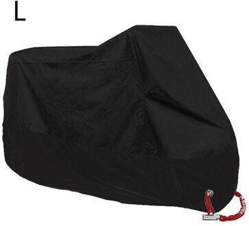 Zwart Zilver Waterdicht Motorfiets Covers Motoren Regen Uv Indoor Xl Outdoor Cover M L Dust Protector R6W7 zwart L