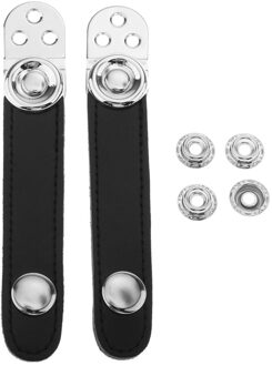 Zwarte Accordeon Balg Bandjes Met Metalen Extension Film Voor Accordeon 8.2cm