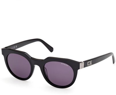 Zwarte Acetaat Zonnebril - One Size