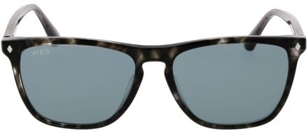 Zwarte Acetaat Zonnebril - One Size