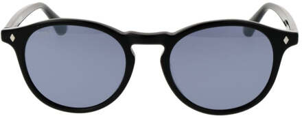 Zwarte Acetaat Zonnebril - One Size