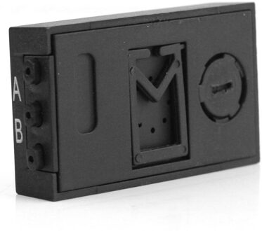 Zwarte Auto Elektronische Klok Dubbelzijdig Plakband Kan De Datum En Tijd op De Rug van EEN beugel