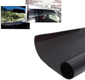 Zwarte Auto Window Tint Tinting Film Roll 5% Zomer Voorruit Huis Vensterglas Zonne Bescherming 20x150cm