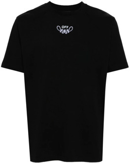 Zwarte Bandana Arrow T-shirt Off White , Black , Heren - Xl,L,M,S,Xs