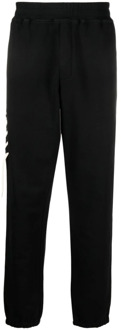 Zwarte biologisch katoenen joggingbroek met elastische tailleband Craig Green , Black , Heren - Xl,L