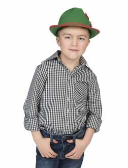 Zwarte blouse kind zwart/wit Multikleur - Print