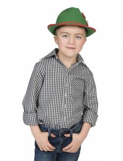 Zwarte blouse kind zwart/wit Multikleur - Print