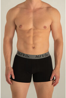 Zwarte boxershorts heren effen zwart / antraciet 8-pack Veelkleurig - XXXL