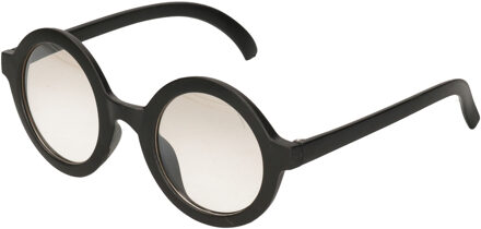 Zwarte bril met ronde glazen