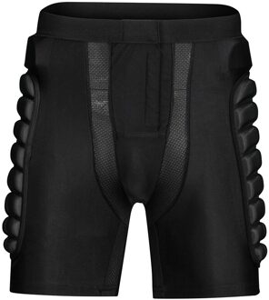 Zwarte Broek Hip Beschermende Sport Outdoor Shorts Anti-Val Schaatsen Skiën Snowboarden Protector