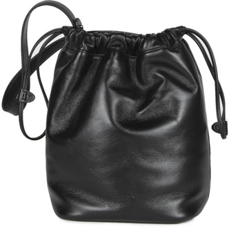 Zwarte Bucket Bag met Verstelbare Band Douuod Woman , Black , Dames - ONE Size