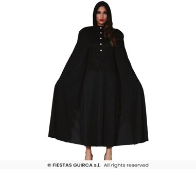 Zwarte Cape Halloween Budget met Capuchon