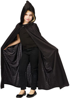 Zwarte Cape Kind met Capuchon