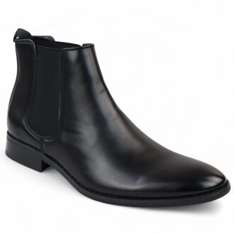 Zwarte Chelsea Slip-On Office enkellaarsjes voor heren - EU 45