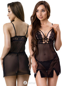 Zwarte chemise Pilar - Maat: S/M