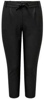 Zwarte Coated Pant | Freewear Zwart Only Carmakoma , Black , Dames - 2Xl,Xl