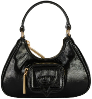 Zwarte Crossbody Tas Chiara Ferragni Collection , Black , Dames - ONE Size