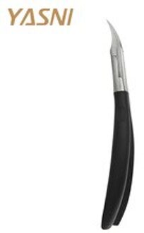 Zwarte Cuticula Schaar Tang Manicure Remover Tool Voetverzorging Teen Nagelknipper Trimmer Cutters Voor Nagels NT78
