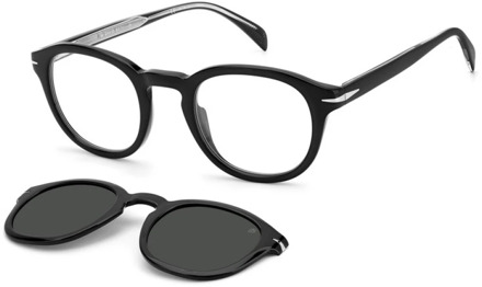 Zwarte DB 1080/Cs 807(M9) Zonnebril Eyewear by David Beckham , Black , Unisex - 49 MM