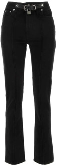 Zwarte Denim Jeans - Stijlvol en Trendy JW Anderson , Black , Dames - XS