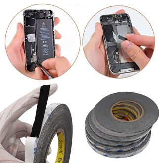 Zwarte Dubbelzijdige Tape Voor Mobiele Telefoon Screen Lcd Display Digitizer Reparatie 1Mm 3Mm 8Mm zwart Tape 3mm