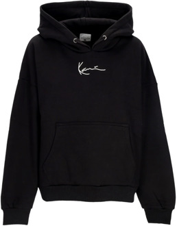 Zwarte Essential Streetwear Hoodie Dames Karl Kani , Black , Dames - L,M,S,Xs