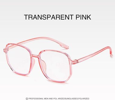 Zwarte Frame Vrouwelijke Mannen Optische Bril Oversized Vierkante Anti-Blauw Licht Computer Brilmontuur Unisex kleur 01