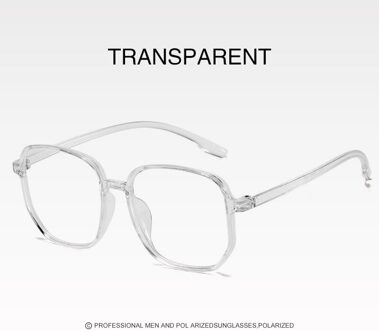 Zwarte Frame Vrouwelijke Mannen Optische Bril Oversized Vierkante Anti-Blauw Licht Computer Brilmontuur Unisex kleur 06