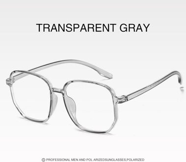 Zwarte Frame Vrouwelijke Mannen Optische Bril Oversized Vierkante Anti-Blauw Licht Computer Brilmontuur Unisex kleur 08