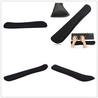 Zwarte Gel PC Toetsenbord Platform Handen Wrist Rest Ondersteuning Comfort Pad Nuttig TR Toetsenbord Pols Gel Kussen