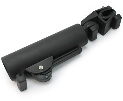 Zwarte Golf Club Push Pull Bike Winkelwagen Buggy Trolley Paraplu Houder Vissen Kits