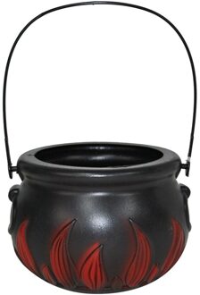 Zwarte heksenketel/kookpot voor kinderen 15 cm
