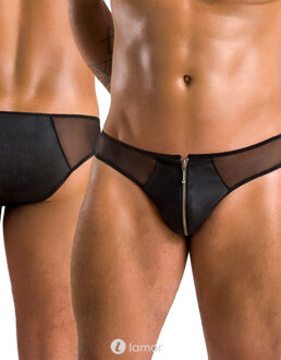 Zwarte Heren slip, PA042 - Maat: S/M