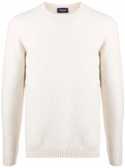 Zwarte Heren Sweatshirt - Stijlvol en Comfortabel Drumohr , White , Heren - L