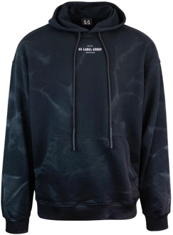 Zwarte hoodie 44 Label Group , Black , Heren - L,M