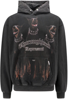 Zwarte hoodie Represent , Black , Heren - Xl,L,M,S