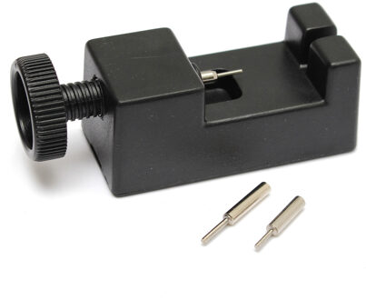 Zwarte Horlogeband Link Remover Spring Bar Pin Removal Pols Chain Strap Aanpassen Repair Tool Regulator Horloge Makers 56x23 x 22mm