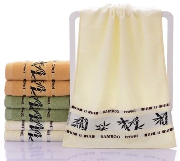 Zwarte Inkt Bamboe Jacquard Breedte Breken Dikke Handdoek Soft Beste Waarde Handdoeken voor Badkamer melkachtig