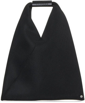 Zwarte Japanse Handtas MM6 Maison Margiela , Black , Dames - ONE Size