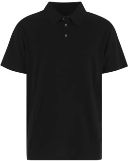 Zwarte Jersey T-shirts en Polos Roberto Collina , Black , Heren - L,M