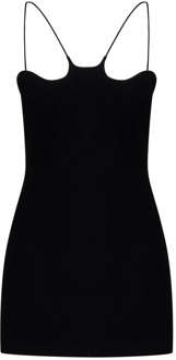 Zwarte jurk voor dames Aw23 Monot , Black , Dames - S