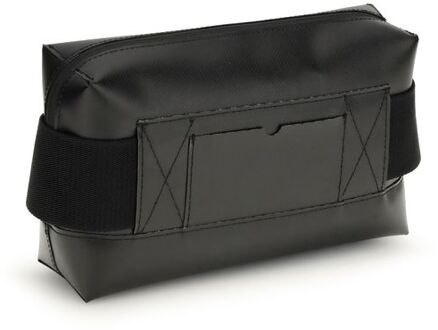 Zwarte Kalfsleer Bos Taurus Schoudertas - maat