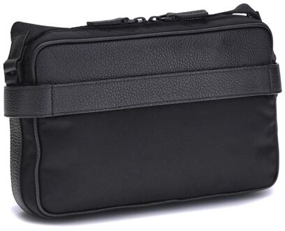 Zwarte Kalfsleer Bos Taurus Schoudertas