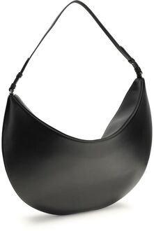 Zwarte Kalfsleer Bos Taurus Schoudertas