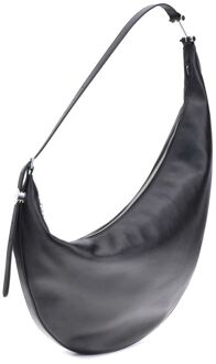 Zwarte Kalfsleer Bos Taurus Schoudertas